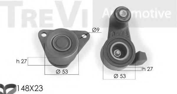 Комплект ремня ГРМ TREVI AUTOMOTIVE KD1083