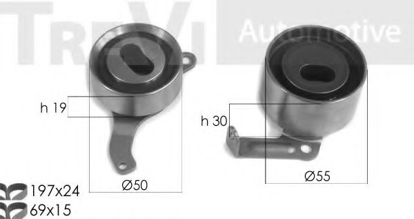 Комплект ремня ГРМ TREVI AUTOMOTIVE KD1395
