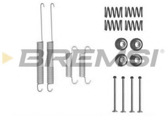 Комплектующие, тормозная колодка BREMSI SK0026