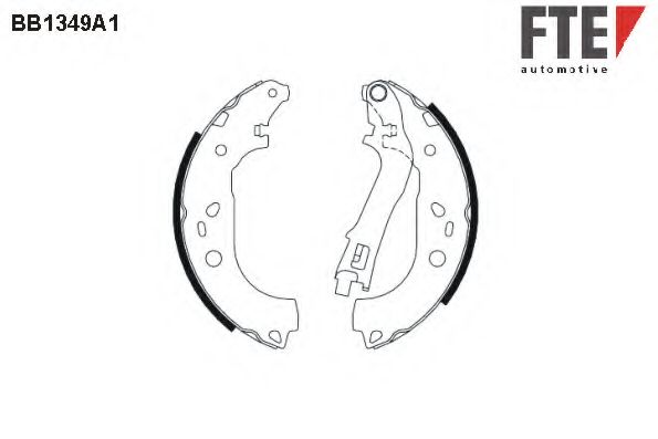 Комплект тормозных колодок FTE BB1349A1