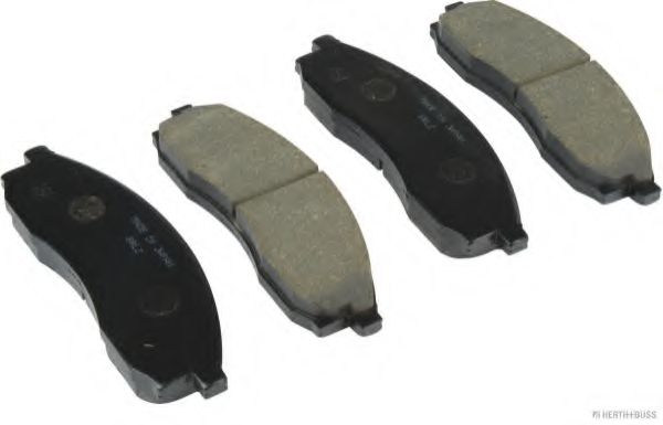 Комплект тормозных колодок, дисковый тормоз HERTH+BUSS JAKOPARTS J3601091