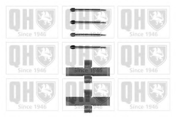 Комплектующие, колодки дискового тормоза A.P. LX0013