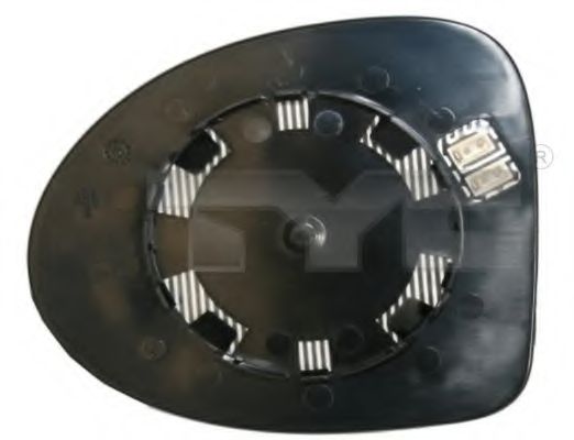 Зеркальное стекло, наружное зеркало TYC 328-0133-1