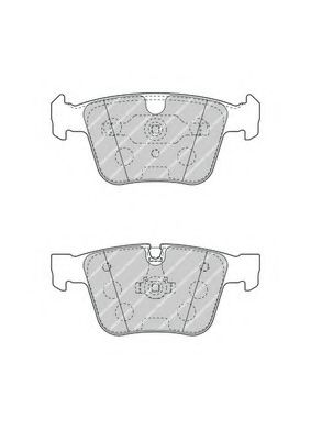 Комплект тормозных колодок, дисковый тормоз FERODO FDB4413