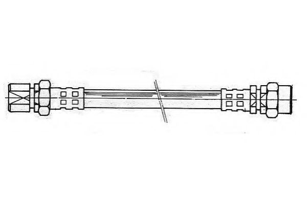 Тормозной шланг FERODO FHY2390