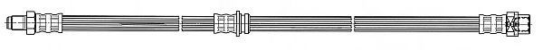 Тормозной шланг FERODO FHY2655