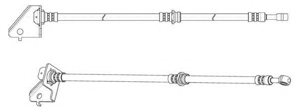 Тормозной шланг FERODO FHY2782