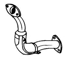 Труба выхлопного газа AKS DASIS SG50196