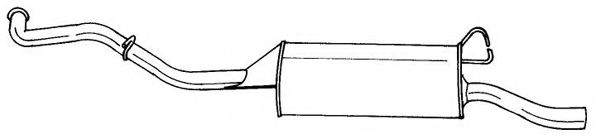 Глушитель выхлопных газов конечный AKS DASIS SG50676