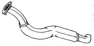 Труба выхлопного газа AKS DASIS SG60161