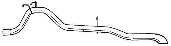 Труба выхлопного газа AKS DASIS SG40703