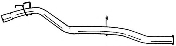 Труба выхлопного газа AKS DASIS SG40701