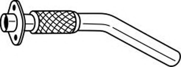 Труба выхлопного газа AKS DASIS SG35201