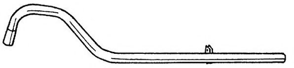 Труба выхлопного газа AKS DASIS SG25701