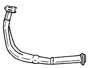 Труба выхлопного газа AKS DASIS SG25116