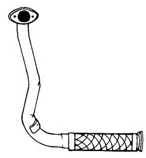 Труба выхлопного газа AKS DASIS SG16142