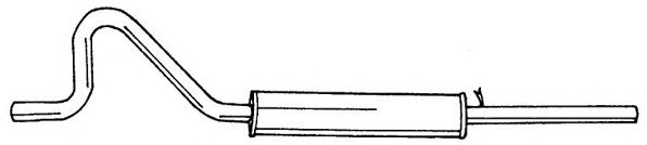Глушитель выхлопных газов конечный AKS DASIS SG12642