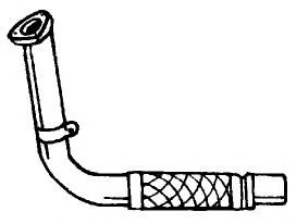 Труба выхлопного газа AKS DASIS SG12132