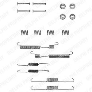 Комплектующие, тормозная колодка DELPHI LY1244