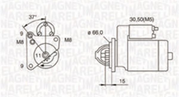 Стартер MAGNETI MARELLI 063720014010