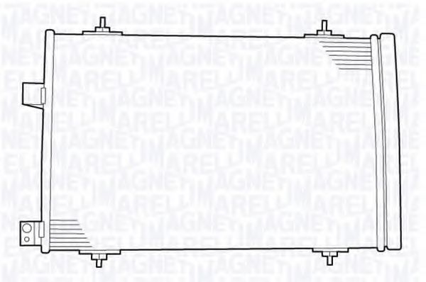 Конденсатор, кондиционер MAGNETI MARELLI 350203639000