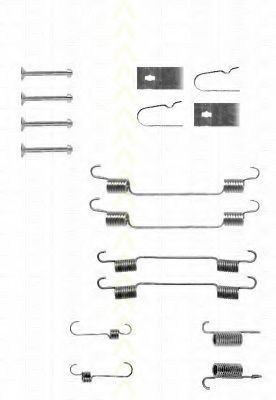 Комплектующие, тормозная колодка TRISCAN 8105 102575