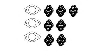 Монтажный комплект, система выпуска HJS 82 44 7550