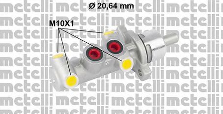 Главный тормозной цилиндр METELLI 05-0805