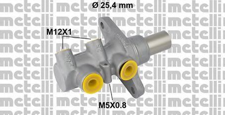 Главный тормозной цилиндр METELLI 05-0826