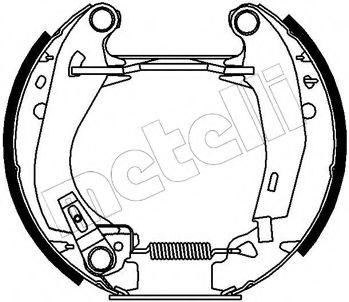 Комплект тормозных колодок METELLI 51-0010