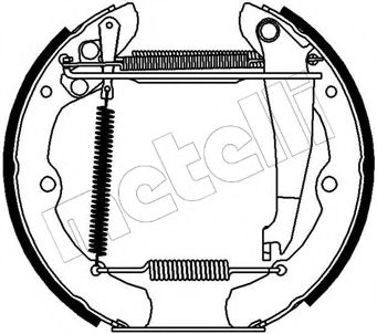 Комплект тормозных колодок METELLI 51-0099