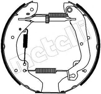 Комплект тормозных колодок METELLI 51-0101