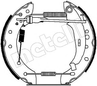 Комплект тормозных колодок METELLI 51-0193
