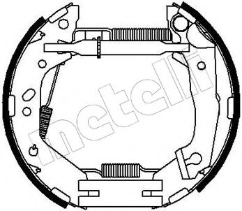 Комплект тормозных колодок METELLI 51-0210