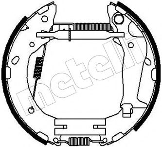 Комплект тормозных колодок METELLI 51-0215