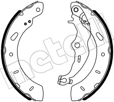 Комплект тормозных колодок METELLI 53-0563