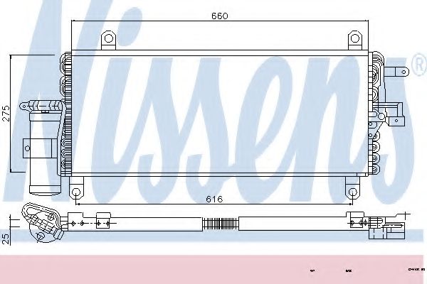 Конденсатор, кондиционер NISSENS 94281