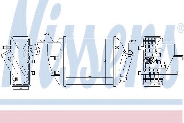 Интеркулер NISSENS 96708