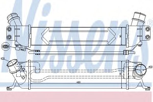 Интеркулер NISSENS 96458