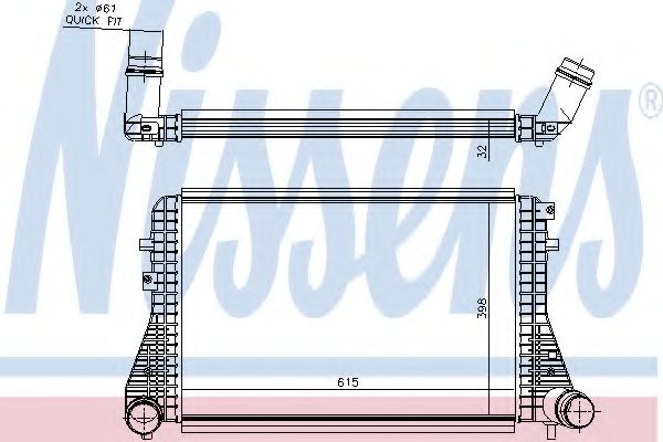 Интеркулер NISSENS 96493