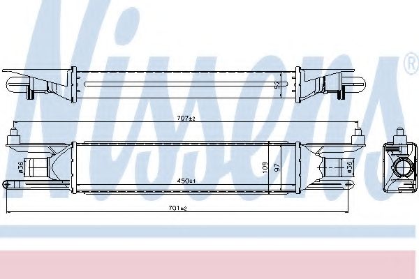 Интеркулер NISSENS 96500