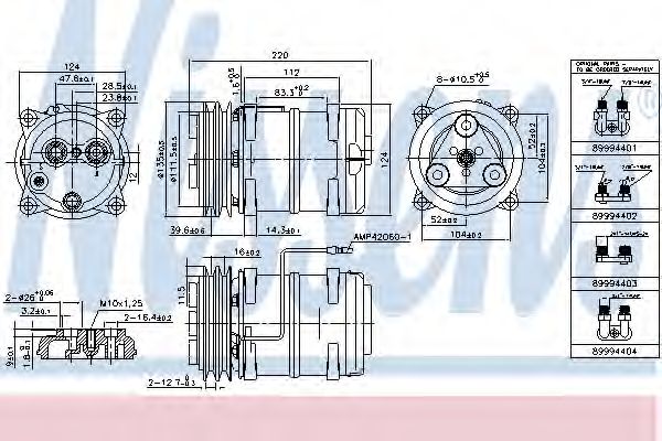 Компрессор, кондиционер NRF 32158