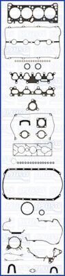 Комплект прокладок, двигатель AJUSA 50128100