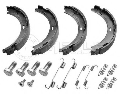 Комплект тормозных колодок, стояночная тормозная система MEYLE 014 042 0302