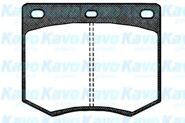 Комплект тормозных колодок, дисковый тормоз KAVO PARTS BP-3010