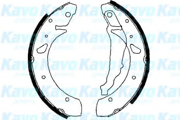 Комплект тормозных колодок KAVO PARTS BS-2908