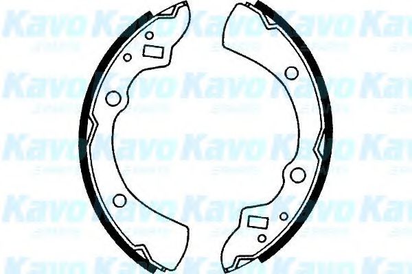 Комплект тормозных колодок KAVO PARTS BS5403