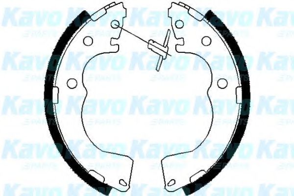 Комплект тормозных колодок KAVO PARTS BS-5421