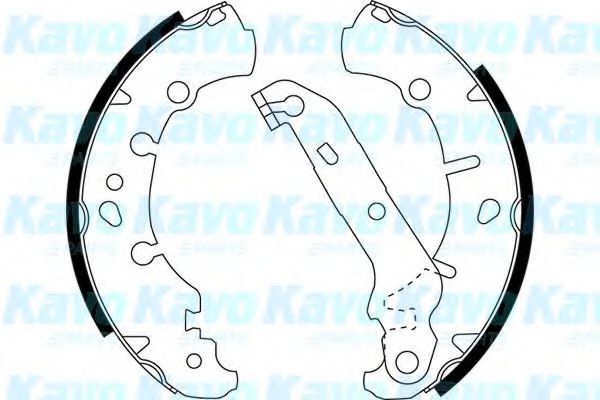 Комплект тормозных колодок KAVO PARTS BS-5424