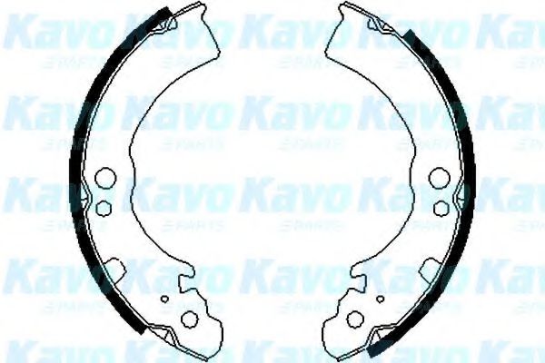 Комплект тормозных колодок KAVO PARTS BS-7403